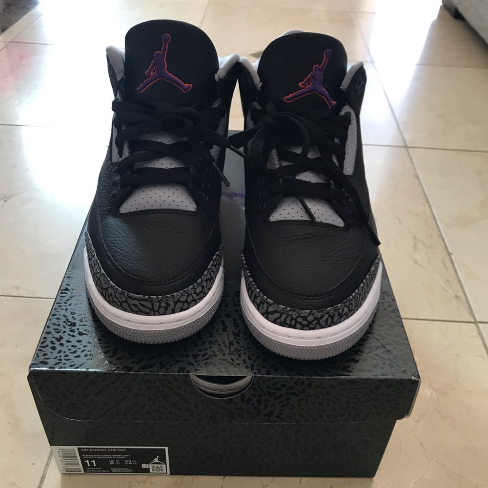 Air Jordan 3 Retro Court Purple
